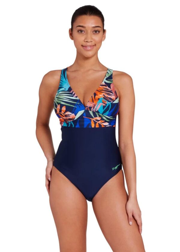 Zoggs Dame Elegance Braid Crossback Badedragt