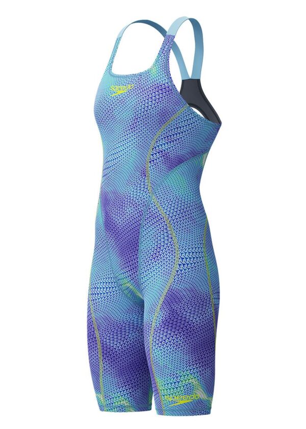 Speedo Fastskin Podkolenky s potiskem HyperSpark s otevřenými zády - modré / žluté