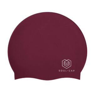 Touca de Natação Soul Cap Adulto Regular - Bordô