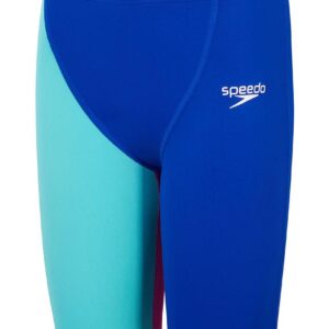 Speedo Junior Fastskin Endurance+ Vita alta Jammer - Blu / Verde / Viola