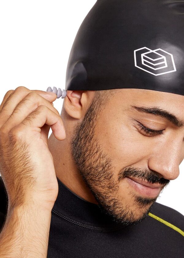 Protetores auriculares Soul Cap Swim - Cinza