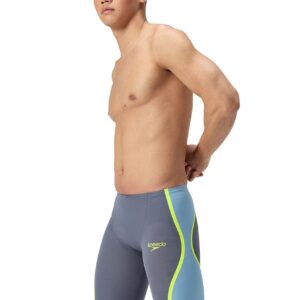 Speedo Fastskin LZR Pure Intent 2.0 Vita alta Jammer - Grigio / Blu / Giallo