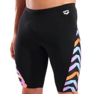 Arena Texture Swim Jammers - Nero / Multicolore