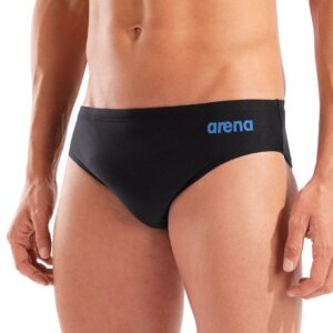 Arena Cueca Hyperflow Solid 7 cm - Preta/Azul