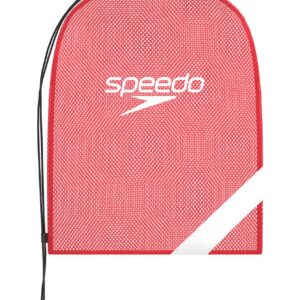 Speedo Bolsa de malha tamanho XL para equipe - Vermelha