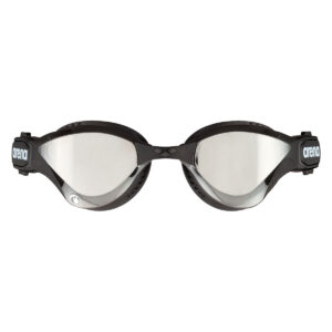 Arena Óculos de proteção Cobra Tri Swipe com lentes espelhadas – Prata/Preto
