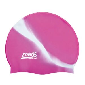 Zoggs Cuffia da nuoto in silicone multicolore - Rosa / Argento-0