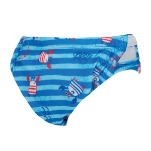 Zoggs Nautical Stripes reguleeritava suurusega ujumismähe - suurus 3-24 kuud-0