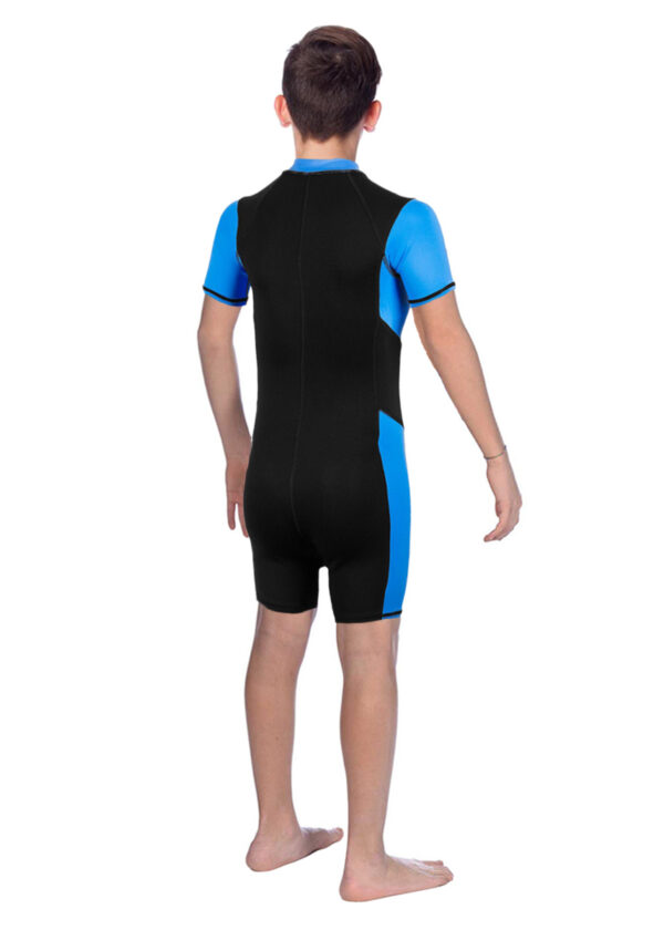 Head Roupa de mergulho infantil curta e leve – Preto/Azul