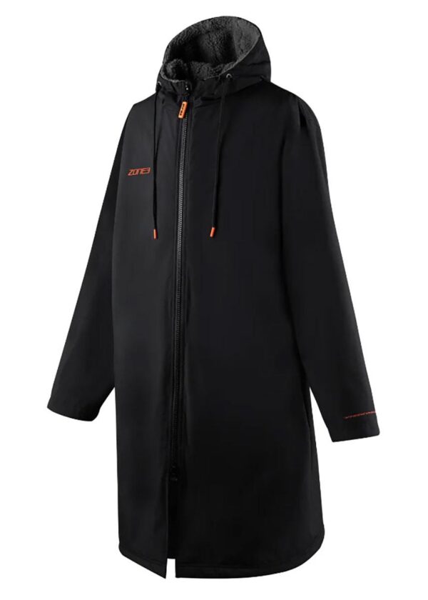 Zone3 Active Flex reciklirana parka ogrtač - crna / siva / narančasta