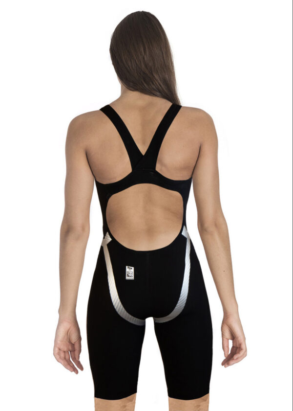 Akron Damski kombinezon z odkrytymi plecami Ultraskin w limitowanej edycji – czarny