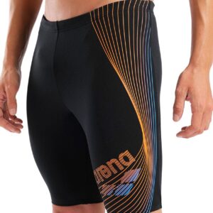 Arena Moda praia masculina Jammer - Preto / Laranja / Turquesa