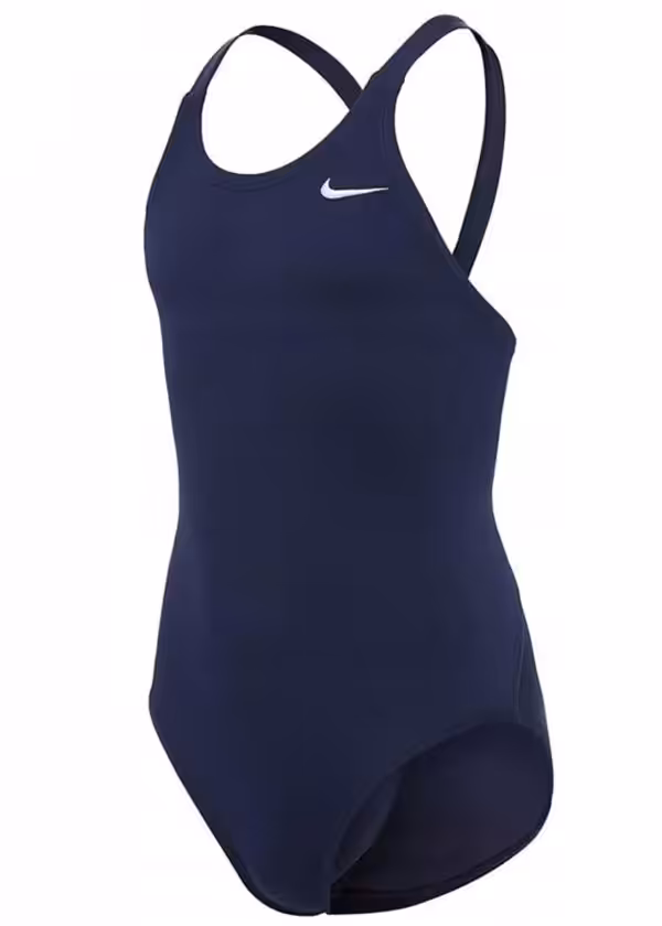 Nike Djevojački kupaći kostim Hydrastrong Fastback - tamnoplavi