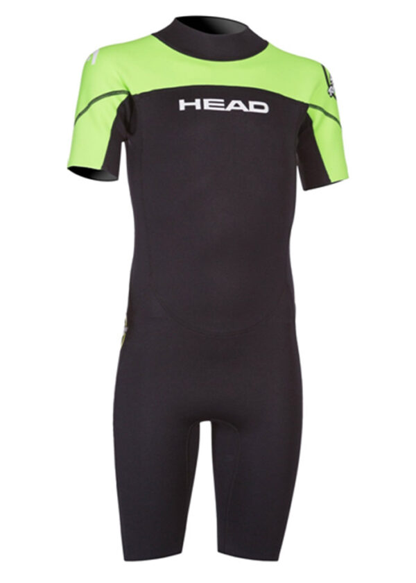 Head Fato de mergulho Junior Sea Ranger - Preto/Verde