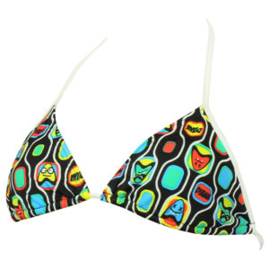 Diana Reggiseno bikini Twin Tri Swim - Nero / Multicolore