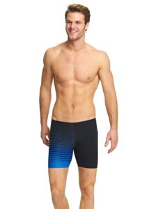 Zoggs Cairns Mid Masculino Jammer Preto Azul