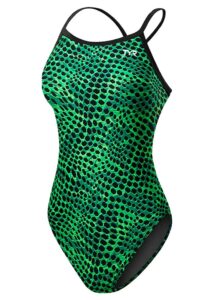 TYR Costume da bagno Swarm Diamond Fit da donna - Verde