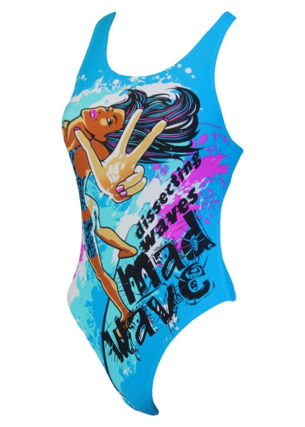 Mad Wave Costume da bagno da surf da donna - Turchese