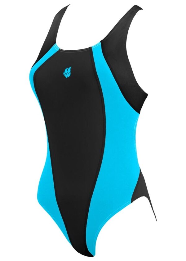 Mad Wave Costume da bagno Solution per ragazze - Nero / Blu
