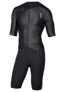 2XU Męski kombinezon triathlonowy Comp Full Zip Sleeved - czarny / czarny