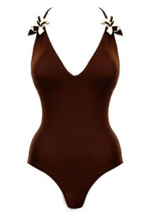 Melie & Madeleine Romantic Sveva Swimsuit - Brązowy