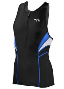 TYR Canotta da triathlon da uomo Competitor nera/bianca/blu