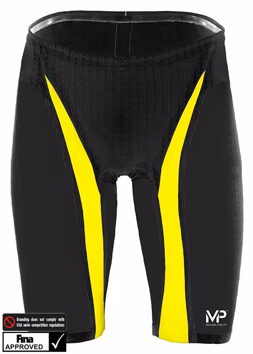 MP Michael Phelps XPRESSO Jammers - Μαύρο / Κίτρινο - Εικόνα 3