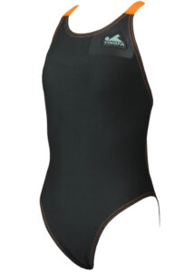 Yingfa 613-2 Costume da bagno per bambine nero/arancione