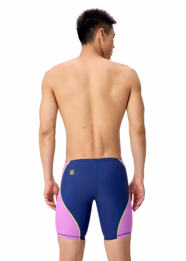 Speedo Fastskin Hiperspark čvrsto tijelo Jammer – Tamnoplava / Neonska žele boja