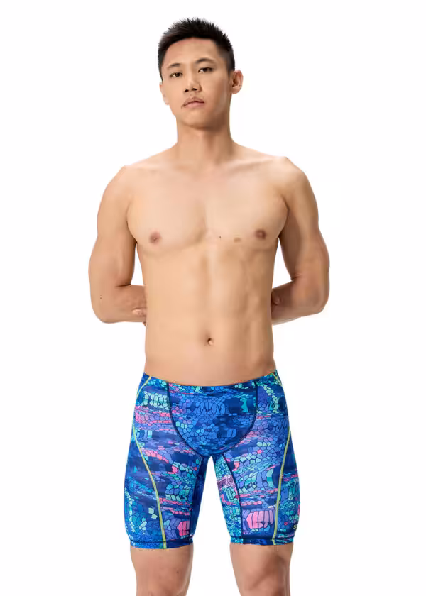 Speedo Fastskin Hyperspark Tiskano Jammer - Plava / Ružičasta