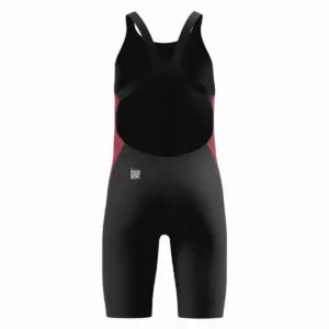 Speedo Dívky Fastskin Juniorský Endurance+ Max Openback Kneeskin – Červeno-černé