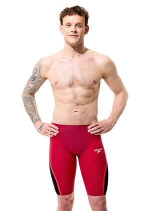 Speedo Fastskin LZR Pure Intent 2.0 Visoki struk Jammer - Crvena / Crna
