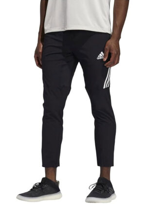 Adidas Miesten Aero 3 Stripe -verryttelyhousut - Musta/Valkoinen